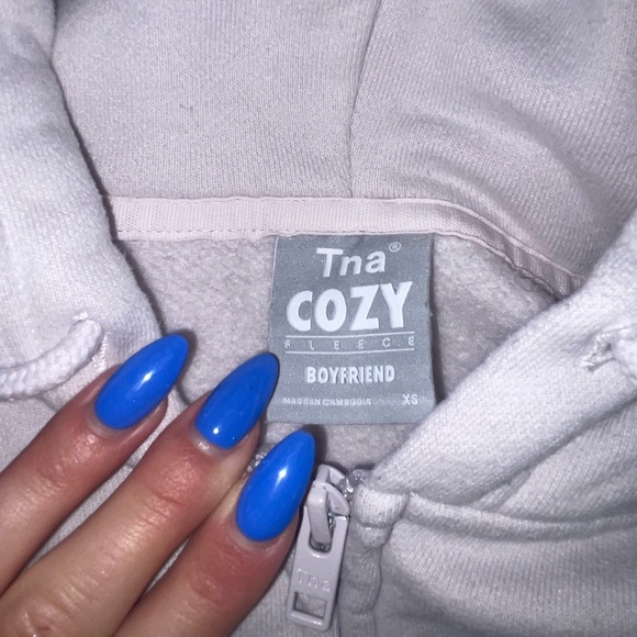 TNA off-white (pinkish) zip up - Picture 2 of 4